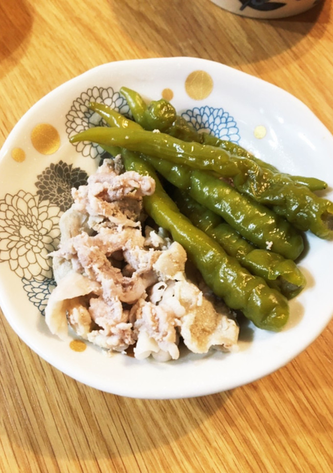 豚コマとししとうがらしの炊いたん-レシピのメイン写真