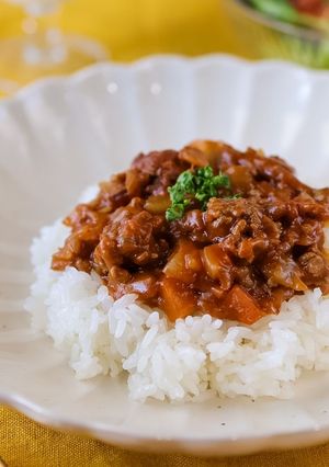 ルウ半箱で10杯！かさましごぼうカレー-レシピのメイン写真