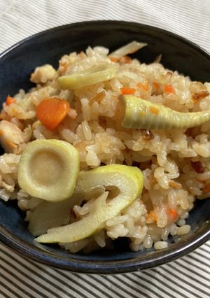 四方竹（たけのこ）の炊き込みご飯-レシピのメイン写真