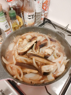 油を使わないあっさりナスの肉味噌炒め-レシピのメイン写真