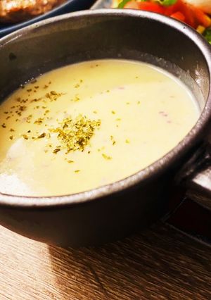 レンジで皮ごと！さつまいもポタージュ-レシピのメイン写真