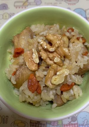 MrsWongちの菱角と枸杞の薬膳ご飯-レシピのメイン写真