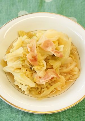 ふたてまレシピ　キャベツ蒸し-レシピのメイン写真