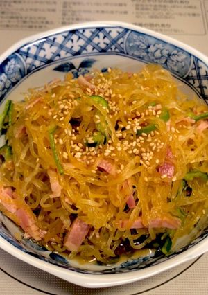 糸かぼちゃ(いとうり)の中華サラダ-レシピのメイン写真