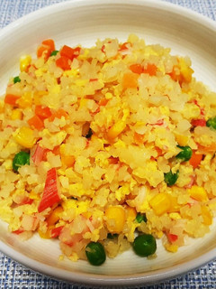 簡単ヘルシー♪カリフラワー炒飯♪-レシピのメイン写真