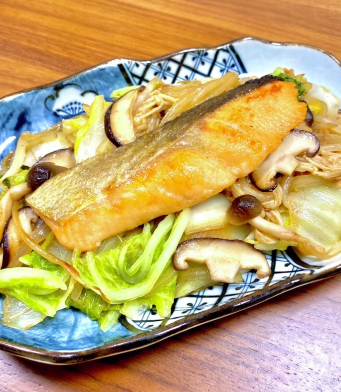 ホイル焼き風☆鮭のムニエルしっとり仕立て-レシピのメイン写真