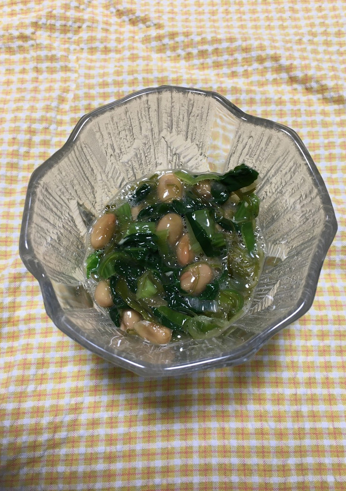 青菜の納豆和え-レシピのメイン写真