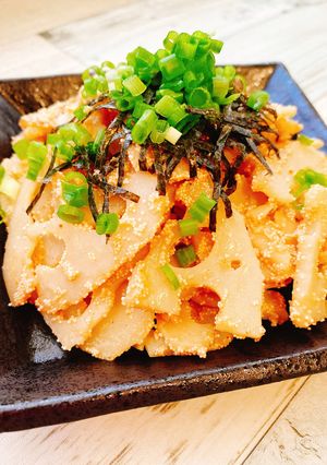 シャキシャキ食感☆れんこんの明太子炒め-レシピのメイン写真
