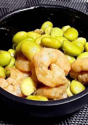 海老と剥き枝豆のカレーオイル煮-レシピのメイン写真