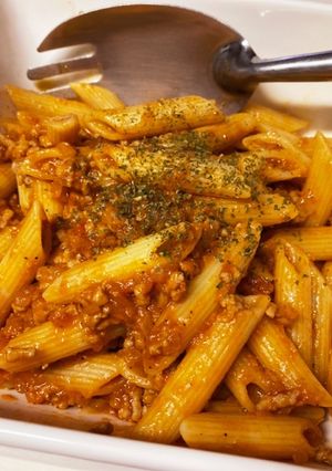 簡単にペンネ_トマトソース缶_-レシピのメイン写真
