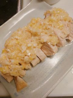 レンジで作る 鳥むね肉の酒蒸し-レシピのメイン写真