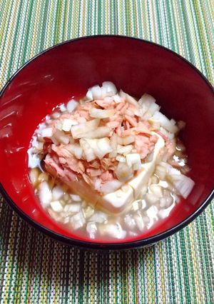 簡単ノンオイル豆腐サラダ-レシピのメイン写真