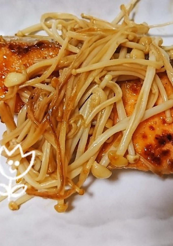 ☆鮭とえのきのバタポン焼き☆-レシピのメイン写真