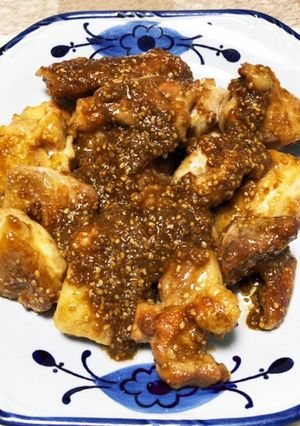 鶏もも肉のごま照り焼き-レシピのメイン写真