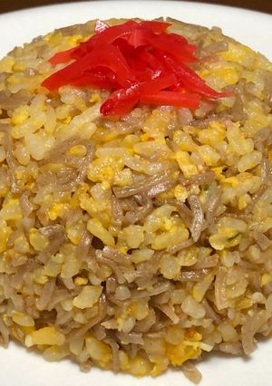 本当に美味しい！”緑のたぬき”の炒飯！-レシピのメイン写真