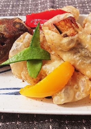 餃子の皮で包んだホウボウと野菜の唐揚げ-レシピのメイン写真