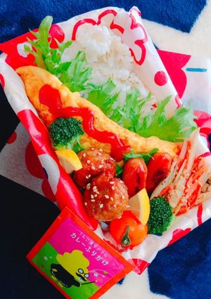 チーズオムレツ弁当-レシピのメイン写真