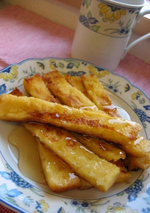 『食パンの耳』消費!!フレンチトースト♪-レシピのメイン写真
