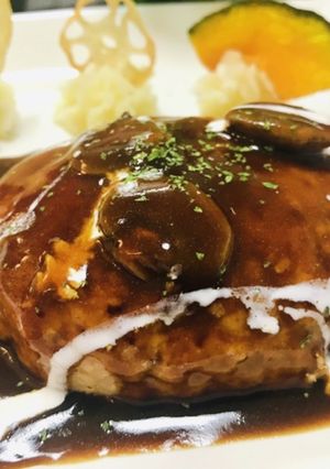 おしゃれなレストラン風ハンバーグ♬-レシピのメイン写真
