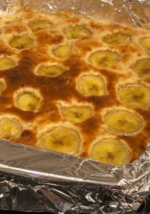しっとりバナナスクエアケーキ-レシピのメイン写真