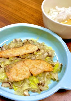 離乳食完了期☆ホイル焼き風鮭のムニエル-レシピのメイン写真