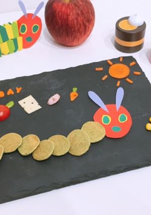 はらぺこあおむし誕生日プレート-レシピのメイン写真
