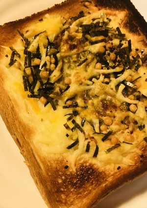お茶漬けの素&とろけるチーズトースト-レシピのメイン写真
