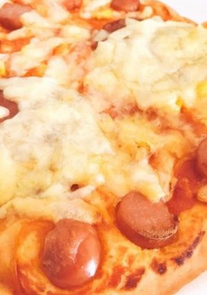 ホットケーキミックスでピザ-レシピのメイン写真
