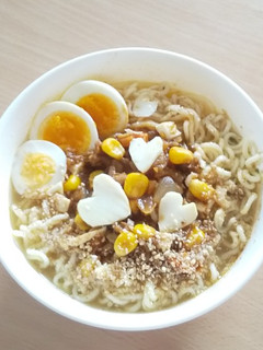 キーマカレーのせ塩ラーメン-レシピのメイン写真