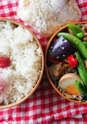 お弁当★揚げなすとパプリカ味染み★常備菜-レシピのメイン写真