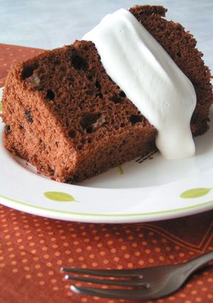 チョコチップバナナシフォンケーキ-レシピのメイン写真