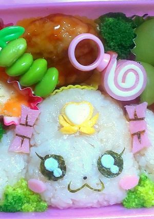 キャラ弁 ヒーリングっとプリキュア ラテ-レシピのメイン写真