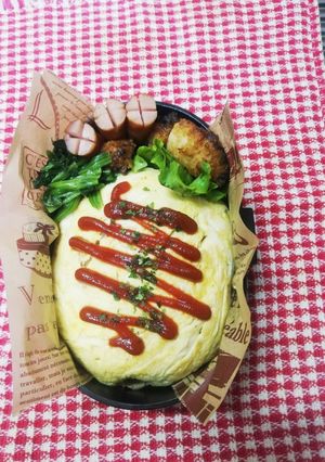 高校男子弁当♡オムライス!10/14-レシピのメイン写真
