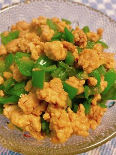 オイスターソースで!ピーマン肉そぼろ-レシピのメイン写真