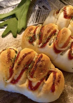 HBで簡単＊ウインナーロール惣菜パン-レシピのメイン写真