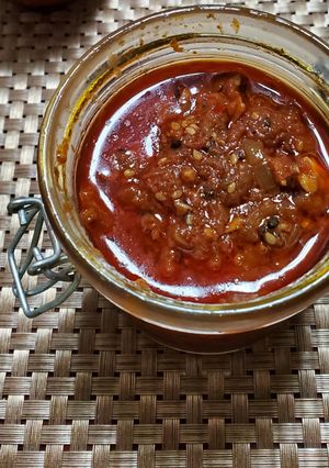 食べるトマトにんにくラー油-レシピのメイン写真