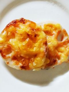 簡単!レンコンのたらこマヨチーズ焼き-レシピのメイン写真