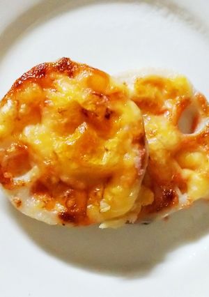 簡単！レンコンのたらこマヨチーズ焼き-レシピのメイン写真