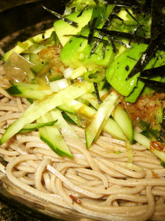 MYランチに♪ アボカド&ざる蕎麦~☆-レシピのメイン写真