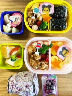 幼稚園お弁当☆年長年少 秋の遠足-レシピのメイン写真
