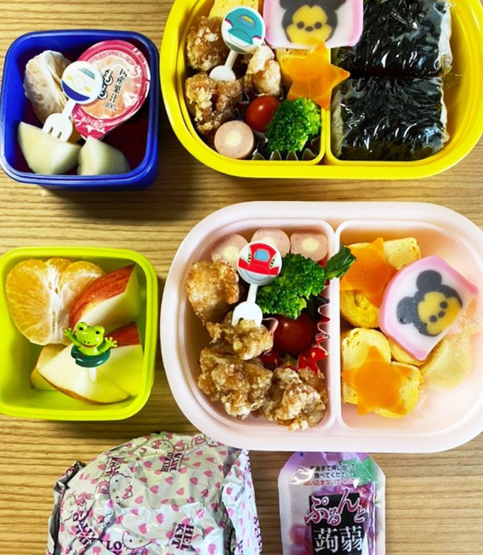 幼稚園お弁当☆年長年少　秋の遠足-レシピのメイン写真
