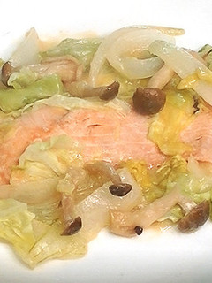 減塩鮭のちゃんちゃん焼き(乳和食)-レシピのメイン写真