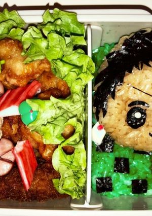 鬼滅の刃♪炭治郎弁当-レシピのメイン写真
