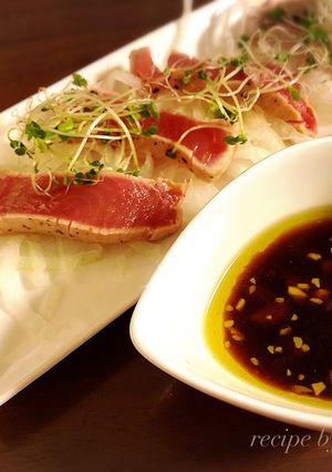 マグロのたたき風カルパッチョ-レシピのメイン写真