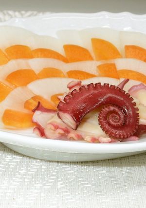茹で蛸の紅白膾（なます）-レシピのメイン写真
