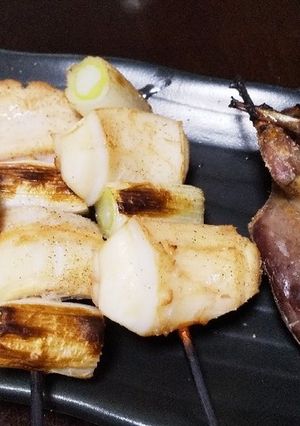 シャキシャキ！マンボウの腸 串焼き♪-レシピのメイン写真