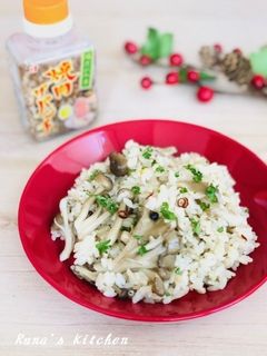 焼肉ザパンチでスパイシーきのこピラフ-レシピのメイン写真