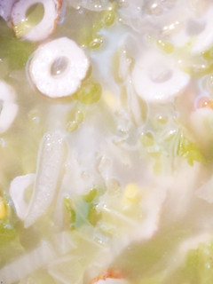簡単!白菜と竹輪とコーンで中華なスープ-レシピのメイン写真