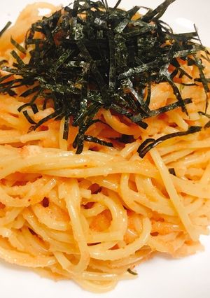 8分でコクうま♡レンジで明太子パスタ♩-レシピのメイン写真