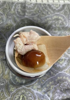 鶏もも肉の塩麹漬けとなめこの昆布スープ-レシピのメイン写真